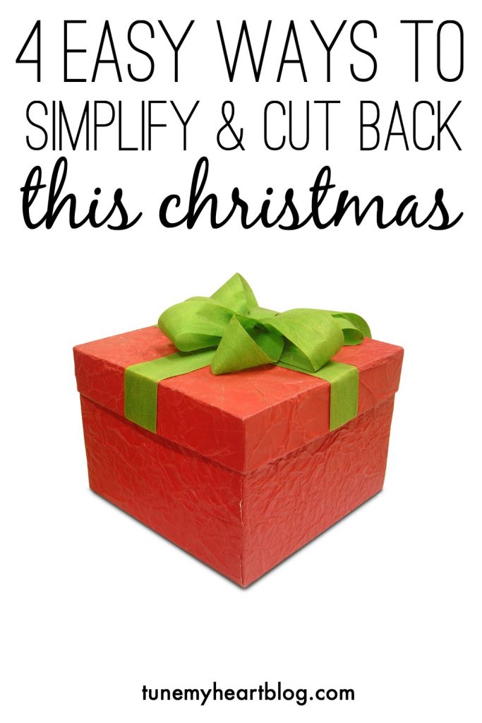 Do you want to simplify but still give generously this Christmas!? 