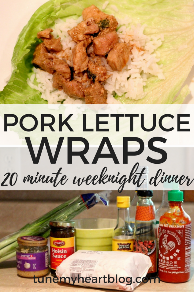 Quick & easy pork lettuce wraps make the perfect healthy weeknight dinner