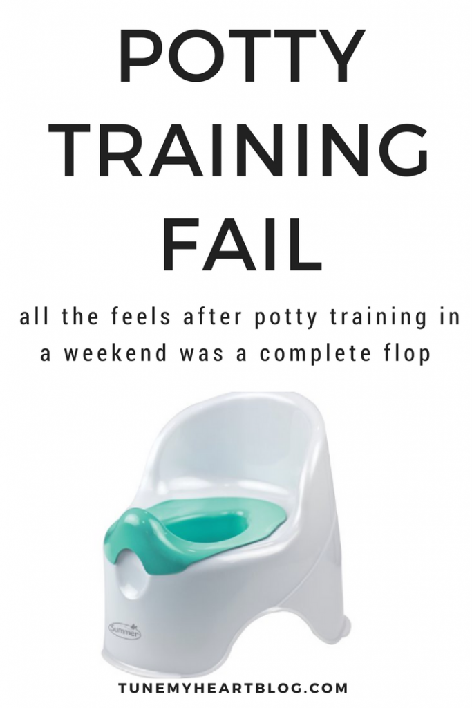 When potty training in a weekend didn't work, my feelings shocked me!