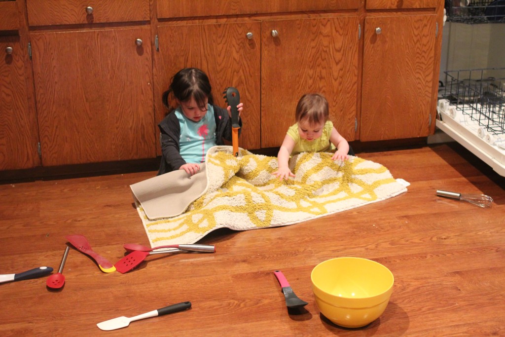 for me, learning to clean with little ones around has been a balance of letting go of my neat-freak inclination & learning how to put easy-to-maintain systems in place for relative neatness. here are the 3 main reasons why I bother cleaning at all and 7 tips for having a kinda clean house with little ones.