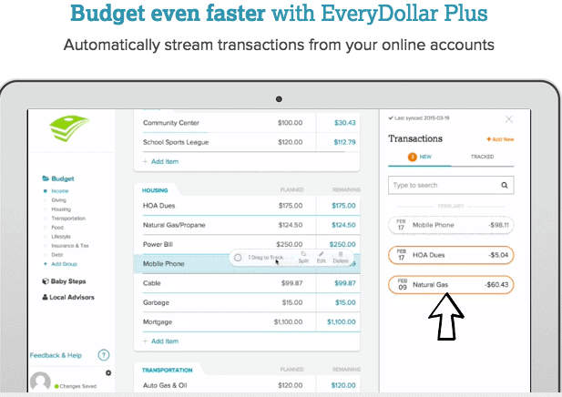 review of everydollar online budgeting tool