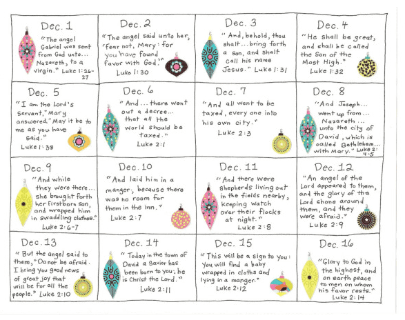 advent ideas for toddlers