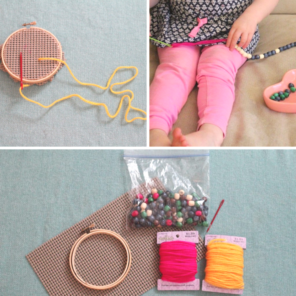 cheap, no prep, DIY homemade toddler activities