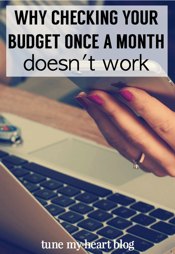 Checking your budget once a month simply won't work. Here's why and here's how to check your budget more often, without pulling your hair out. read more: http://wp.me/p6bl1n-16g