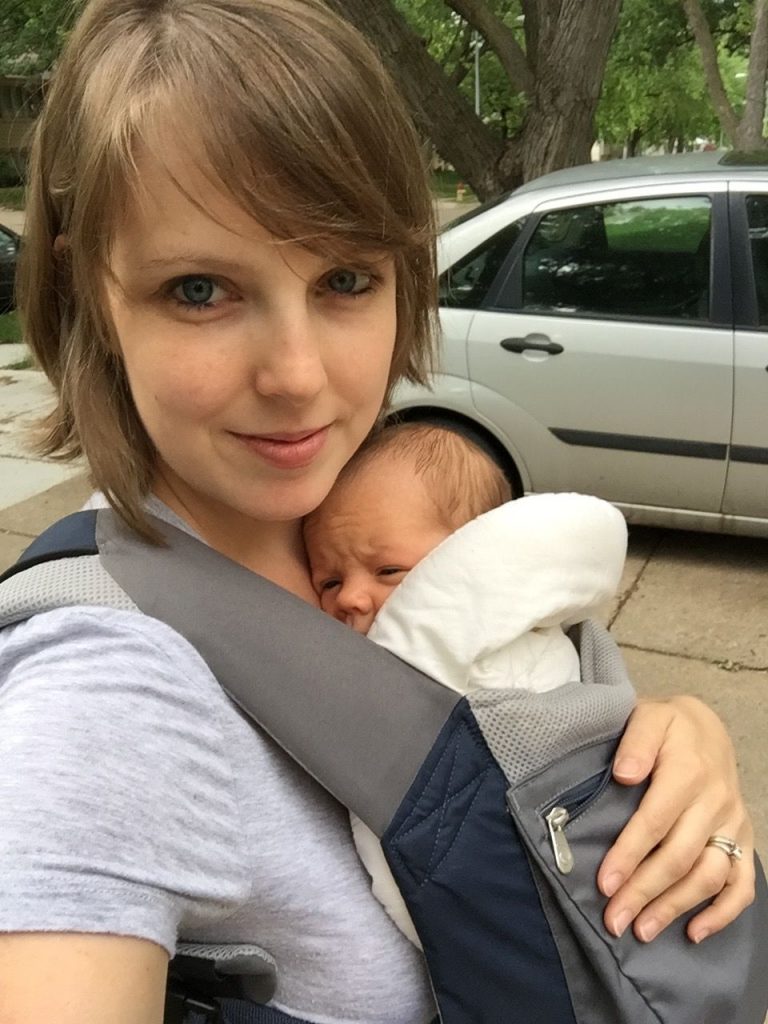 These are the things we do to get baby to be a great sleeper early on! This "method" of infant sleep training has worked with all 3 of our kiddos. (Pictured: swaddleme velcro swaddler which all of our kids have used 0-3 months.) 