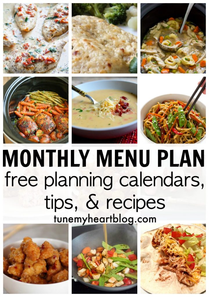 November monthly menu plan. Every month I post my dinner monthly menu plan with links to all the recipes. The meals are mostly kid friendly, quick, easy, & healthy. Enjoy! 