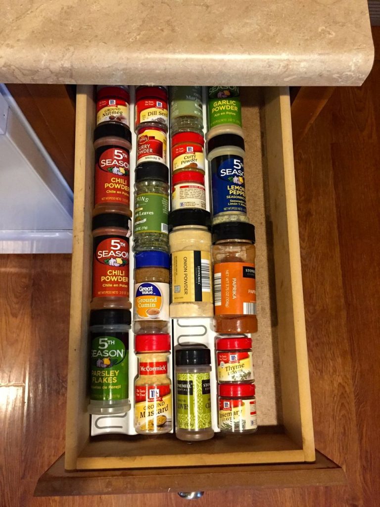 Ikea variera spice drawer organizer! $3.99 totally worth it! 