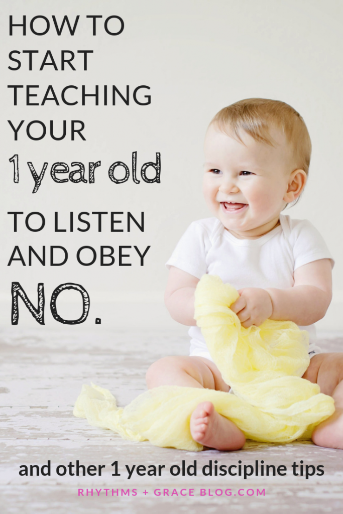 1 year old discipline tips