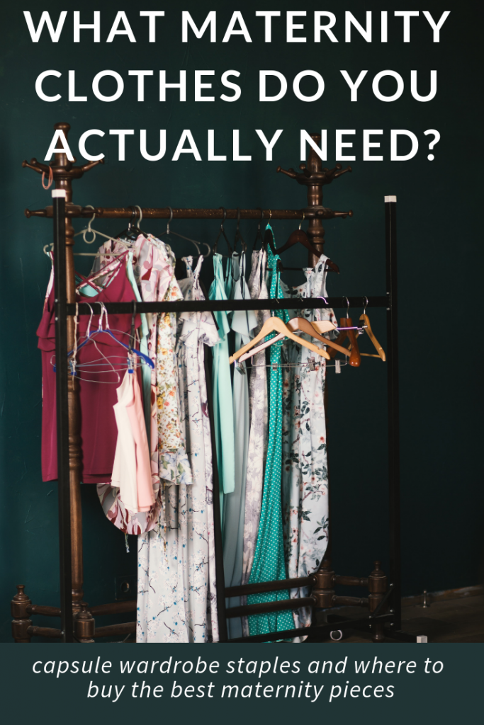 want to create a maternity capsule wardrobe? This regular mom put together the best list of what you'd actually need. It's nice to get advice from a normal mom who wants cute maternity clothes on a budget instead of a fashion blogger!
