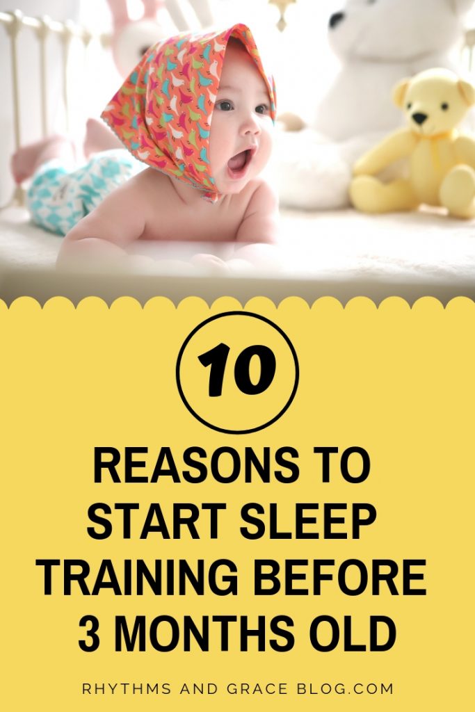 I hadn't really thought about infant sleep training yet but I'm so glad I looked it up before baby came! This is the exact approach we took and my baby was sleeping through the night by 12 weeks. So good for newborn schedules, and getting baby on a predictable schedule. If you're wondering how to sleep train your newborn by 3-4 months, check this out! #babysleep #babytips #pregnancy #parentingtips