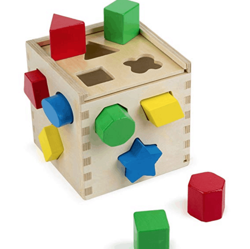 blocks with shape sorter