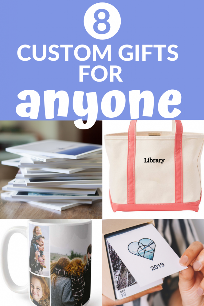 So glad I stumbled on this custom gift idea post!! The custom library tote bag and page a day photo calendar are so fun. Such great ideas in here - custom gifts for mother's day; custom gift ideas for grandma!