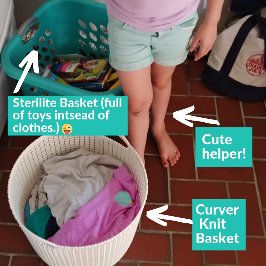 overwhelmed by laundry - laundry tips with kids