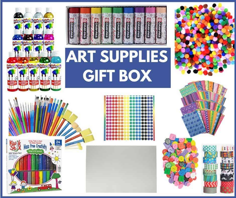 ART SUPPLIES GIFT BOX STARTER KIT