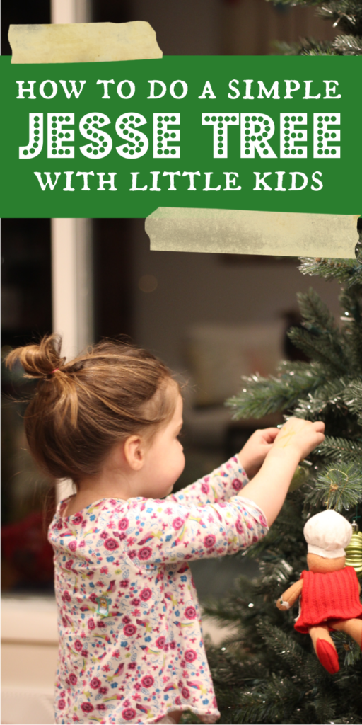 how to do a jesse tree with toddlers