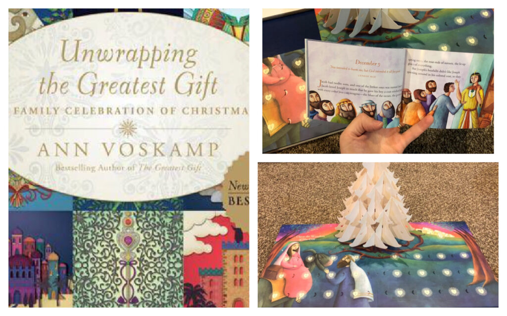 best advent reading for kids with ornaments