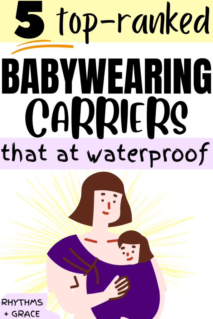 the best waterproof baby carriers