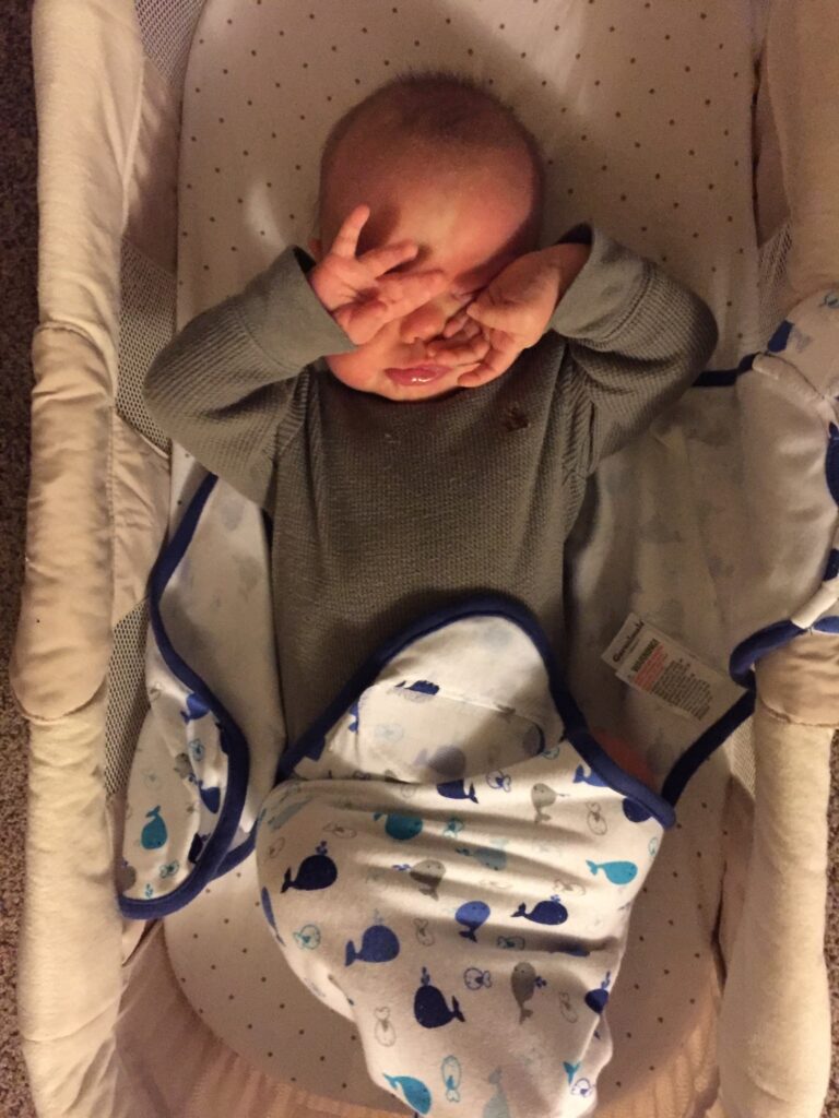 baby won't sleep unless held